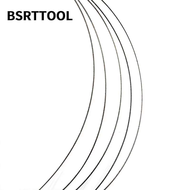 BSRTTOOL 1mm Superfine diamant fil de coupe outil de bricolage lames de scie Jade métal marbre granit pierre verre bois bijoux