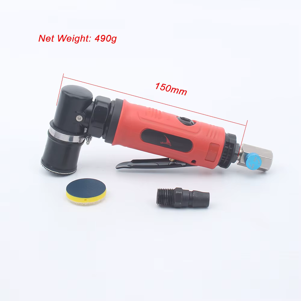 YOUSAILING haute qualité 1 pouce ponceuse orbitale Spot pneumatique polisseuse Machine outil 90 degrés pointe