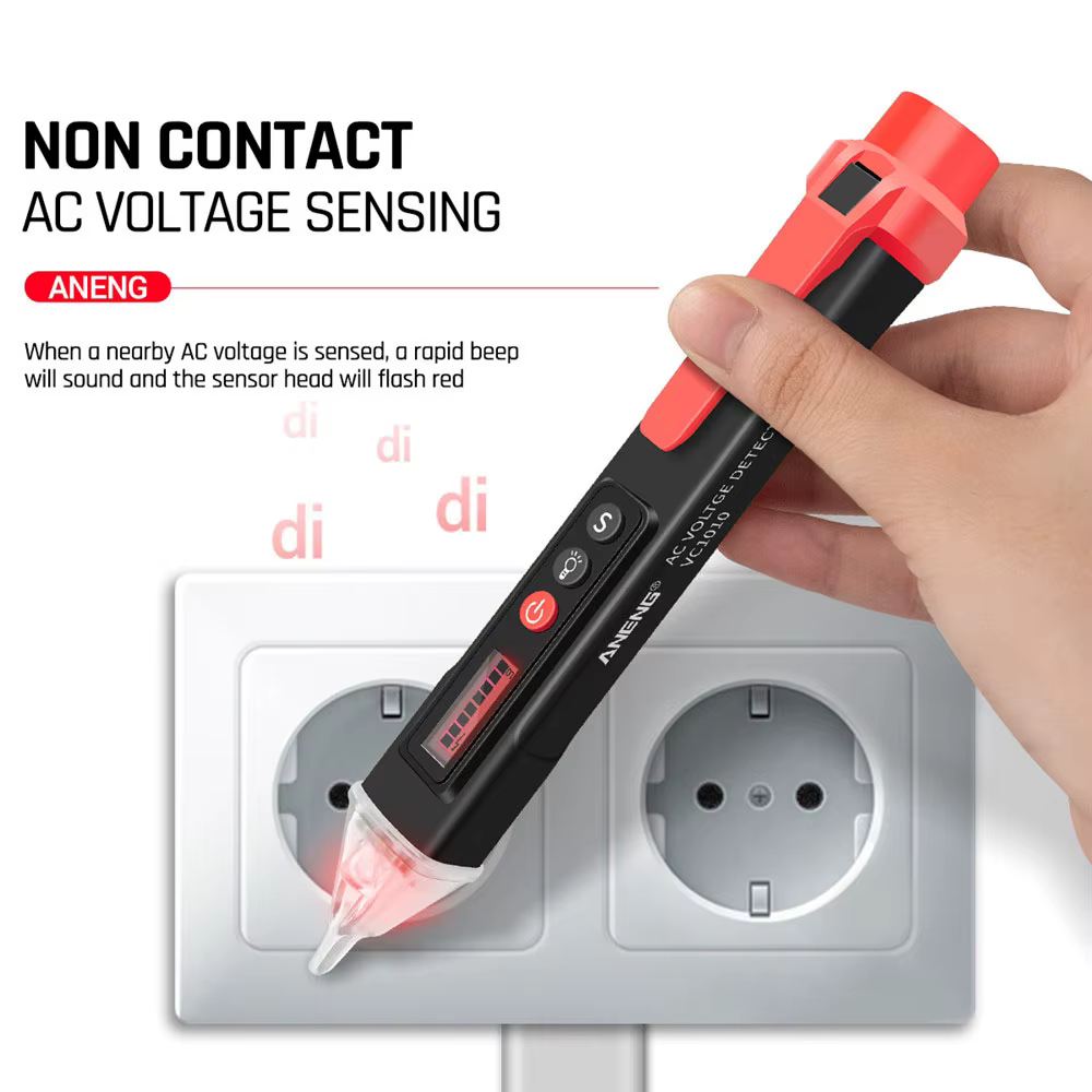 Affichage numérique détecteurs de tension ca/cc testeur intelligent sans Contact stylo mètre 12-1000V courant capteur
