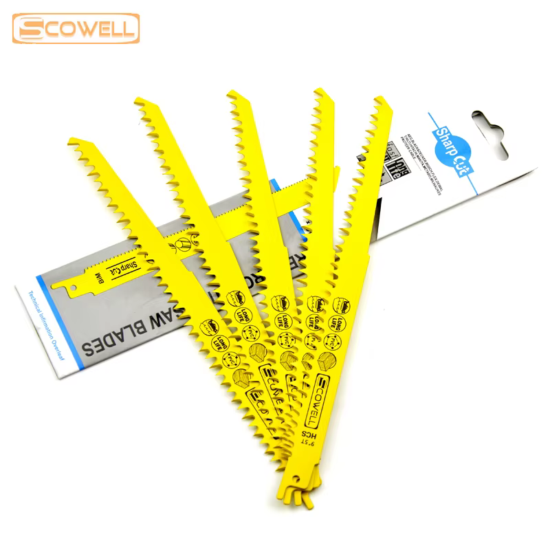 SCOWELL 9 "pouces 5TPI lames de scie sabre alternative