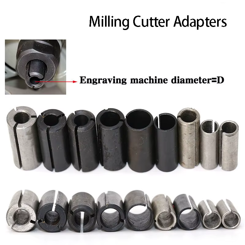 Adaptateur de haute précision pour queue de fraise CNC
