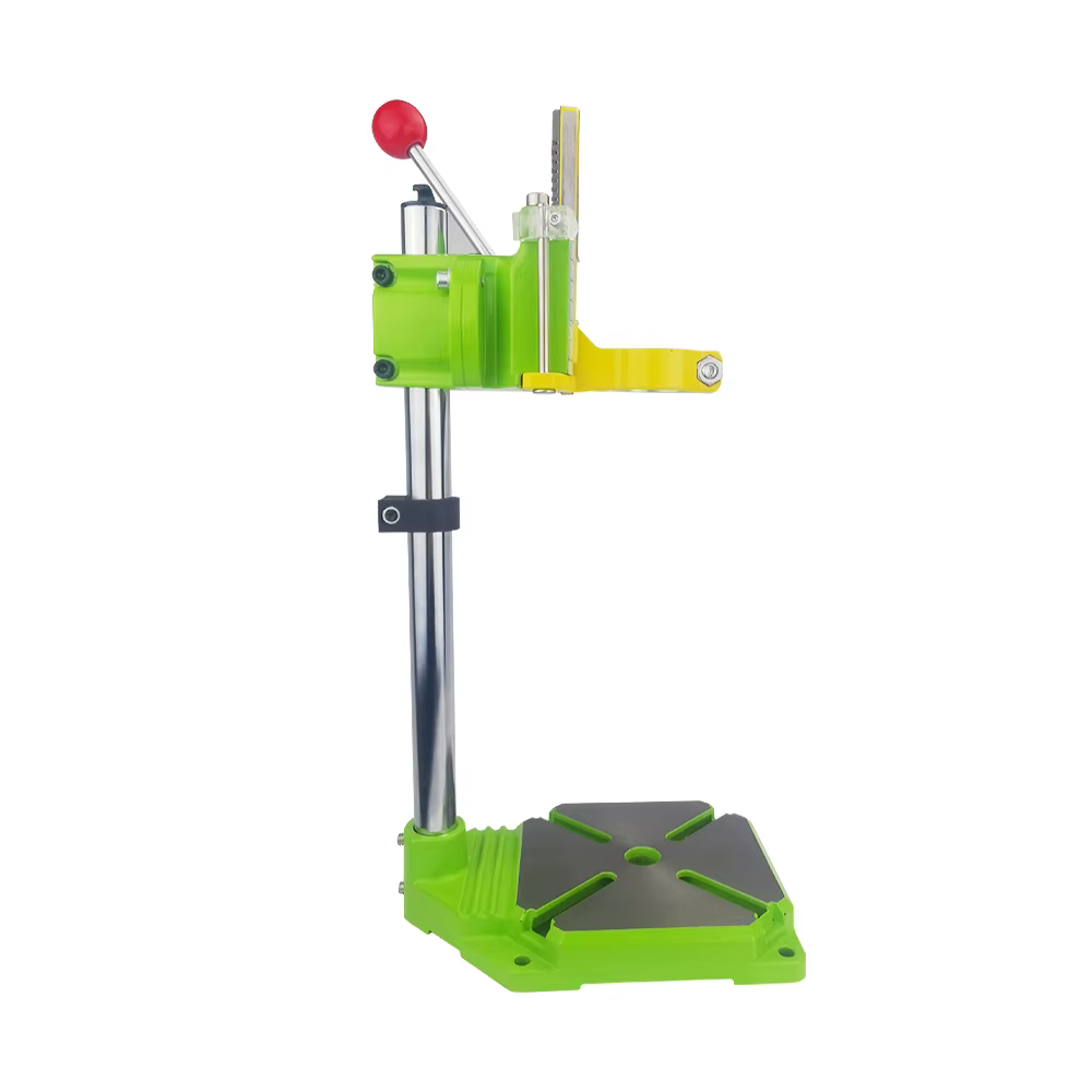 ALLSOME MINIQ — Support pour perceuse électrique, presse pour machine de forage, avec cadre de fixation, rotatif à 90 degrés, pince pour établi, BG6117