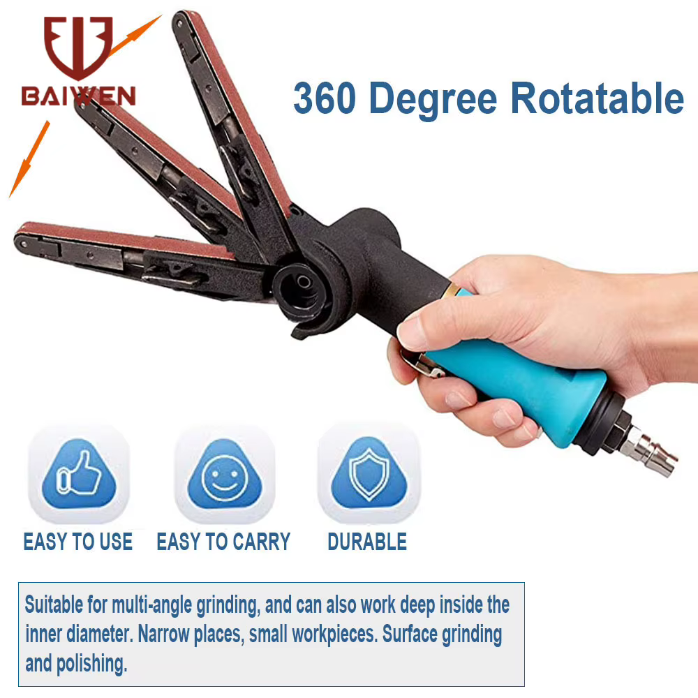 Outils de meulage à bande 3/8 '' ponceuse