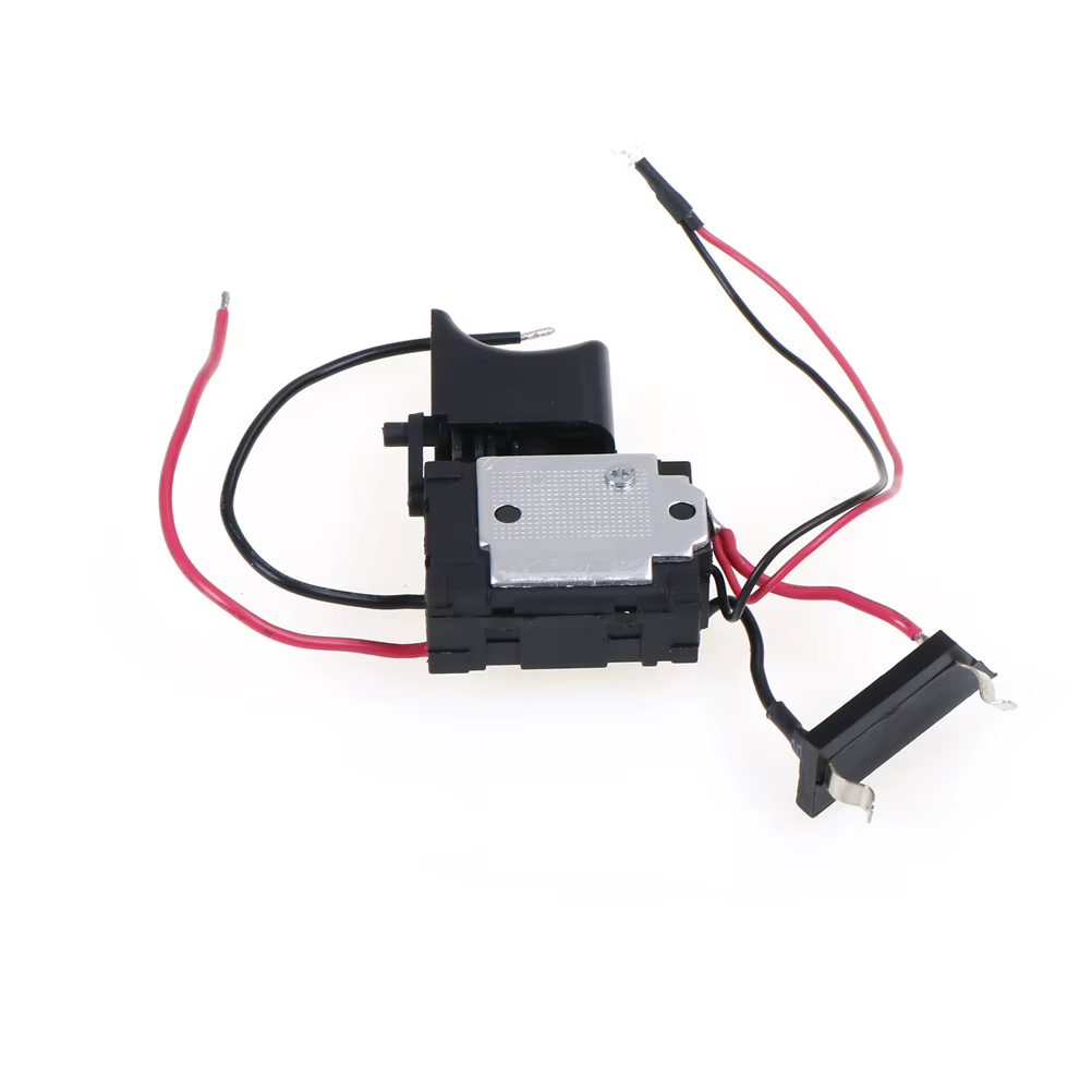 1Pcs Pratique Perceuse Électrique Antipoussière Contrôle De Vitesse Bouton Poussoir Interrupteur à Gâchette DC 7.2-Perceuse Sans Fil 24V Remplacement