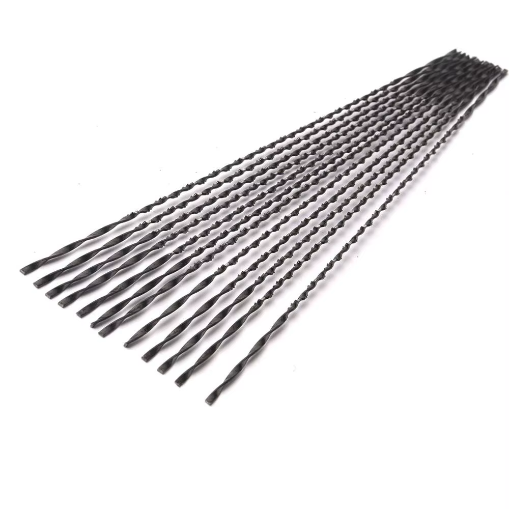 10 pièces 130 mm 2 # /3 # /7 # /8 # Lames de scie à chantourner dents en spirale