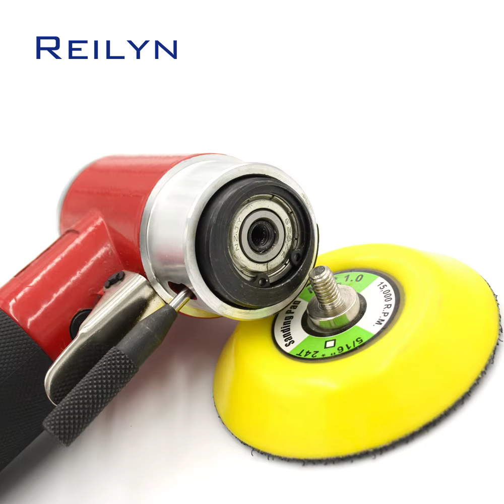 Reilyn Mini rectifieuse pneumatique 3 " ponceuse à air orbite aléatoire pour le polissage de voiture polisseuse à air à grande vitesse