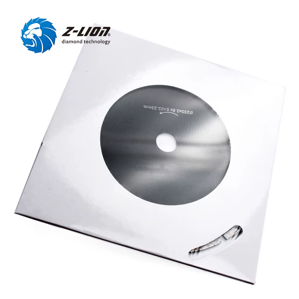 Le diamant Z-LION de 9 pouces 230mm scie le disque sec de coupe de lame pour le béton de granit de marbre