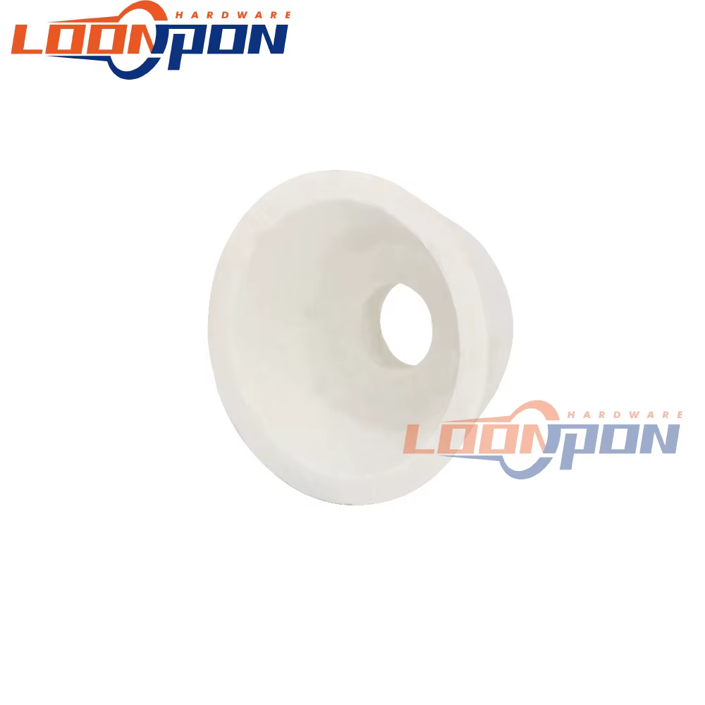 Meule en Corindon Blanc/Marron en Forme de Coupe