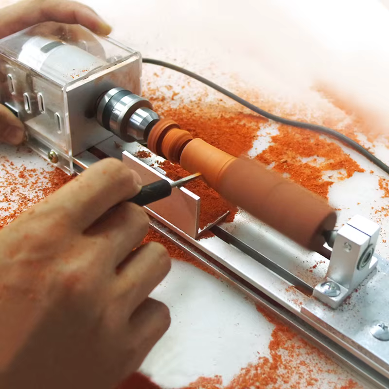 Mini tour à bois, bricolage