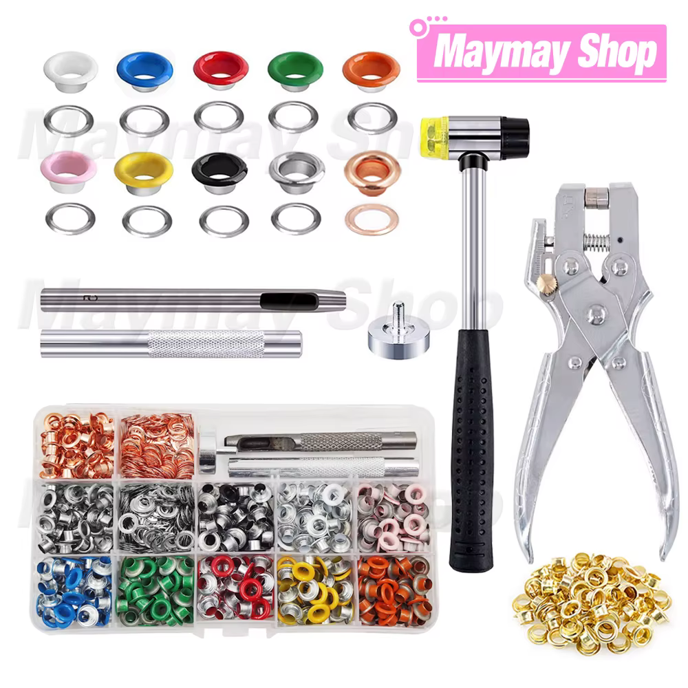 Kit d'œillets de 5mm, outil d'installation d'œillets