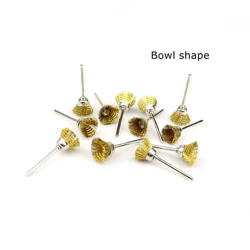 Brosses à roue en fil de cuivre
