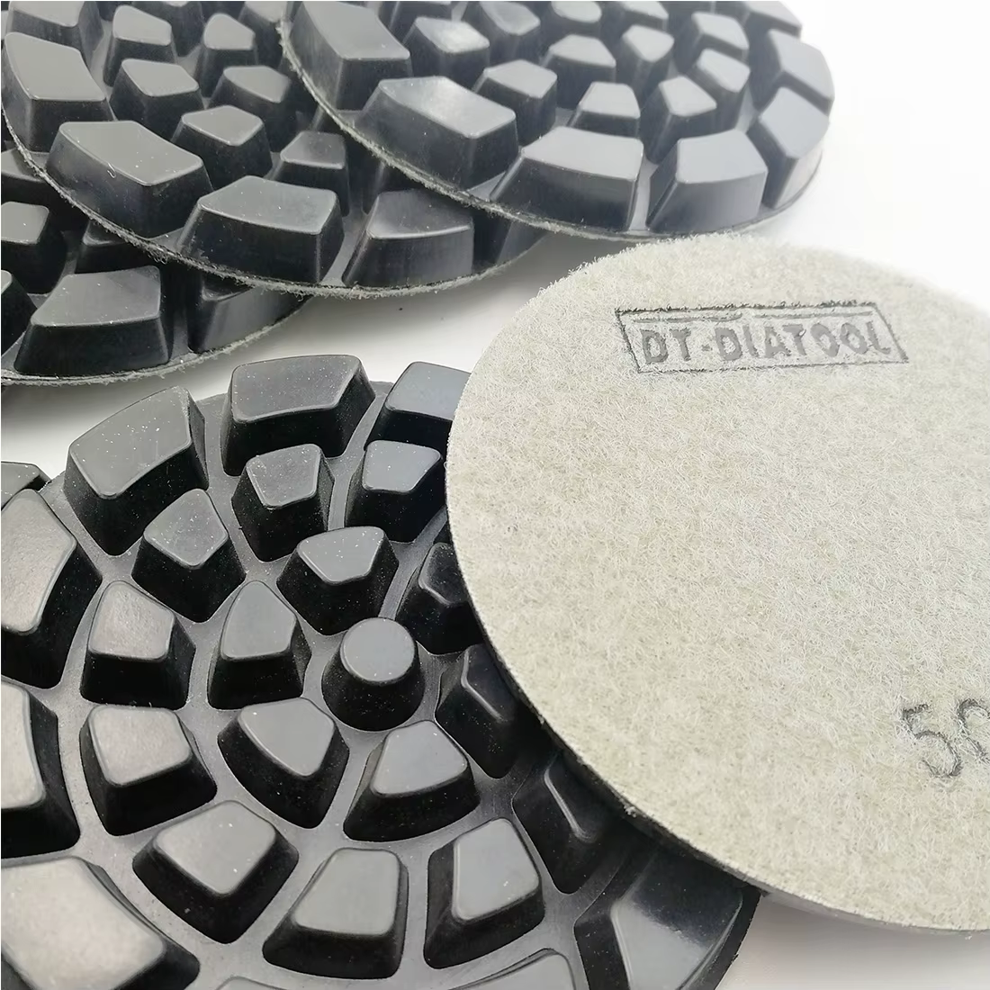 Tampons de polissage de sol en diamant