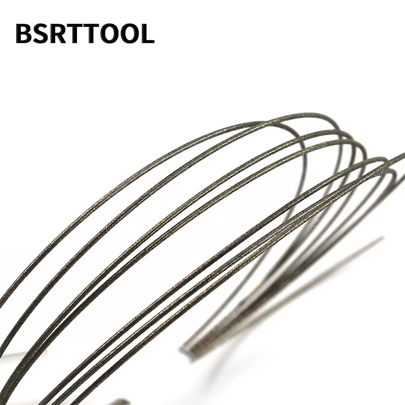 BSRTTOOL 1mm Superfine diamant fil de coupe outil de bricolage lames de scie Jade métal marbre granit pierre verre bois bijoux