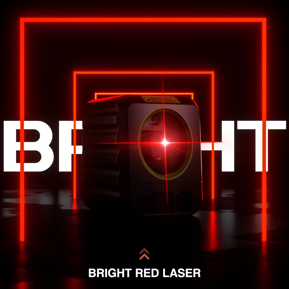Huepar – niveau Laser à lignes transversales à faisceau rouge