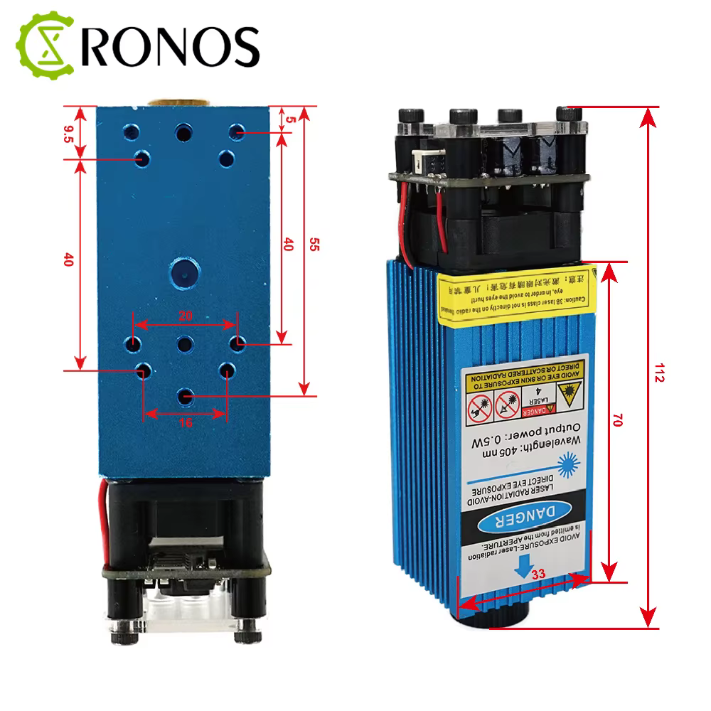 Tête laser focale réglable pour machine CNC bricolage