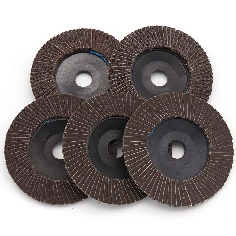5 pièces 115/125mm meules disques à lamelles