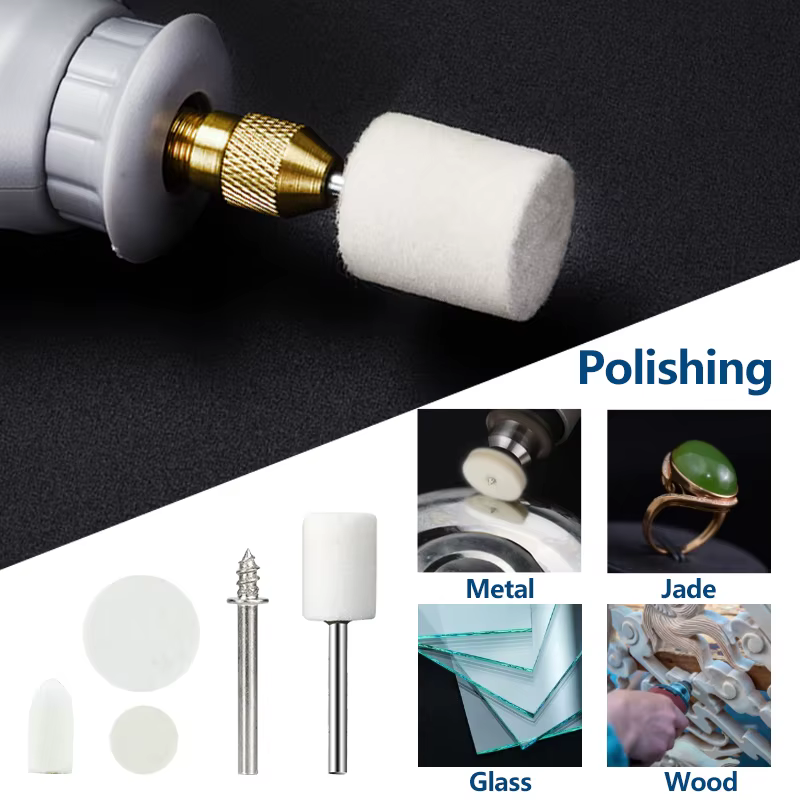 CMCP accessoires d'outils rotatifs pour perceuse Dremel ponçage meulage polissage