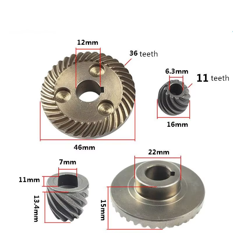 Assemblage d'engrenage de boîtier de tête de boîte de vitesses pour meuleuse d'angle Makita 9523