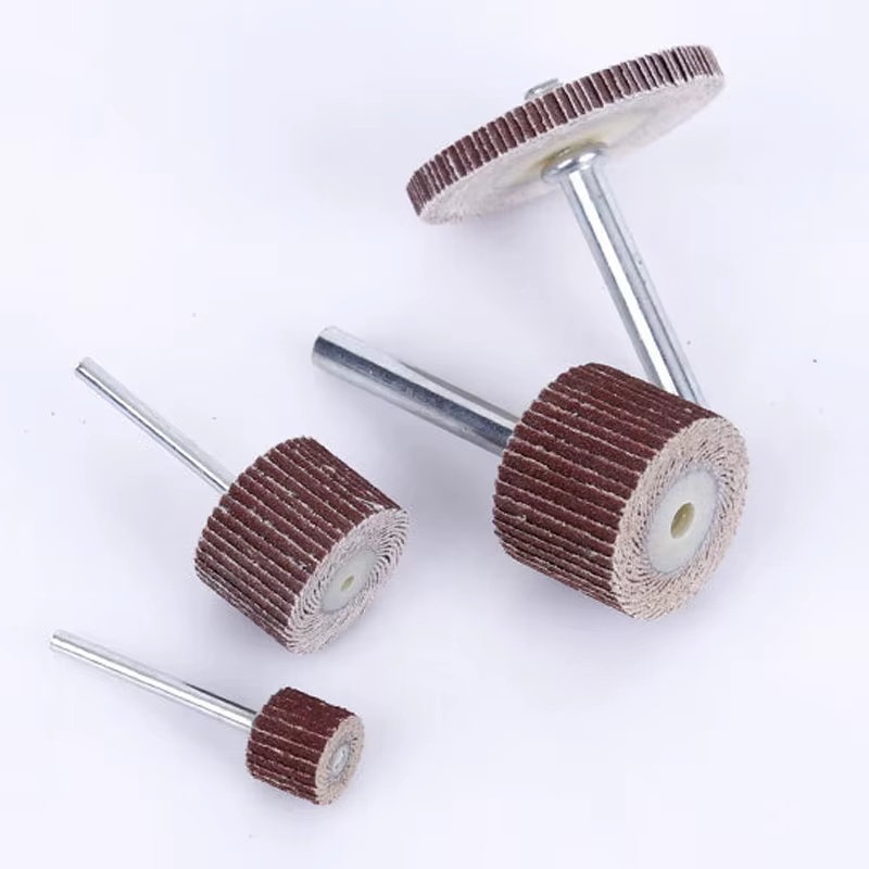 10 pièces/ensemble 15-25MM 80-600 grain roue à lamelles ponceuse disque de ponçage remplacement meuleuse Abrasive outil rotatif Dremel Mini perceuse