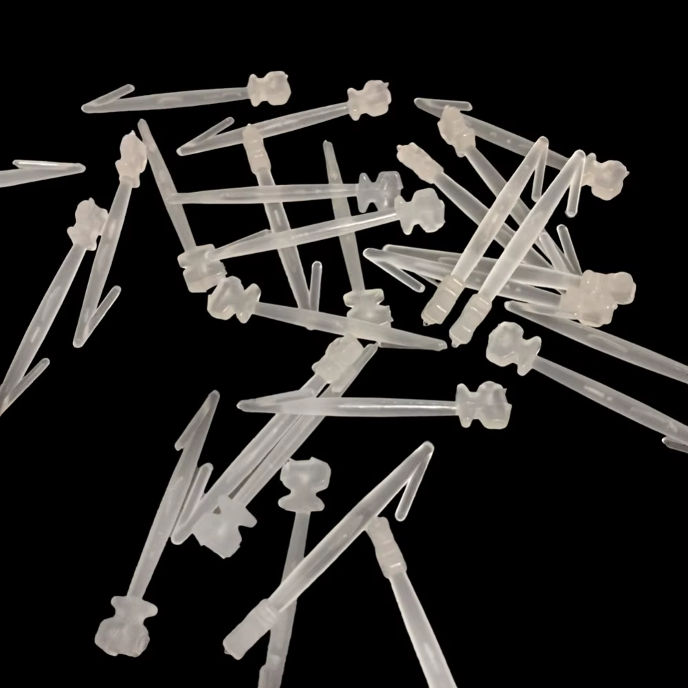 Embolus de lunettes jetables anti-picorage, outils jetables pour peaux de volaille, lunettes de prévention des combats, 2.9cm, 500 pièces