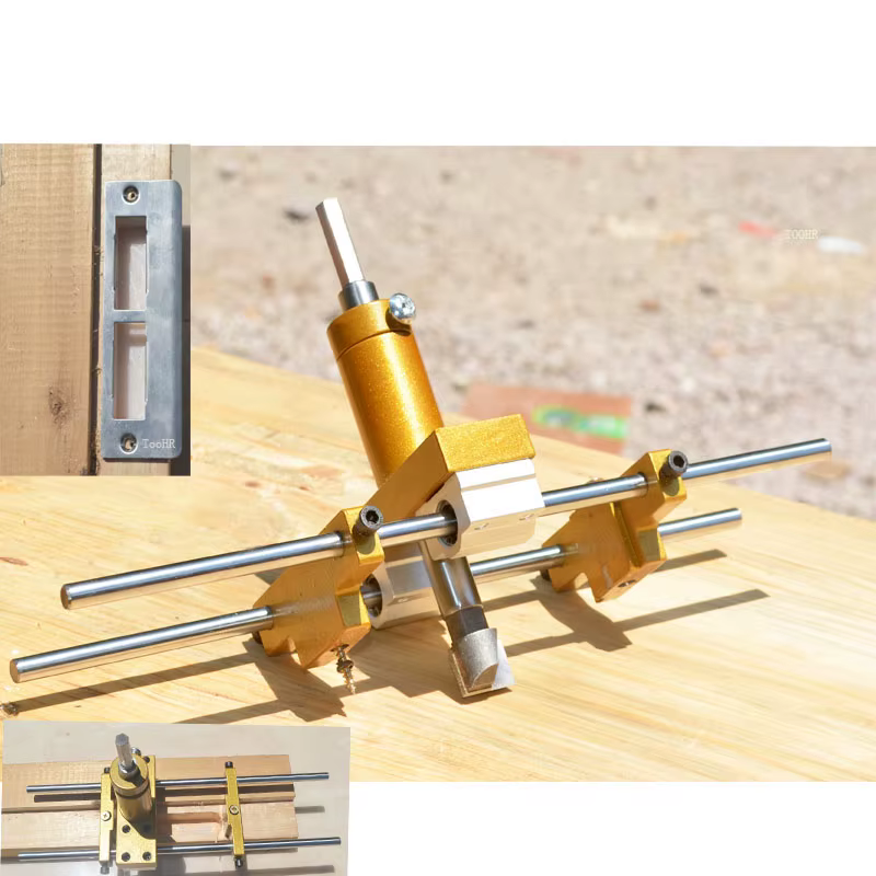 Kit d'ouverture de trou de serrure de porte en bois