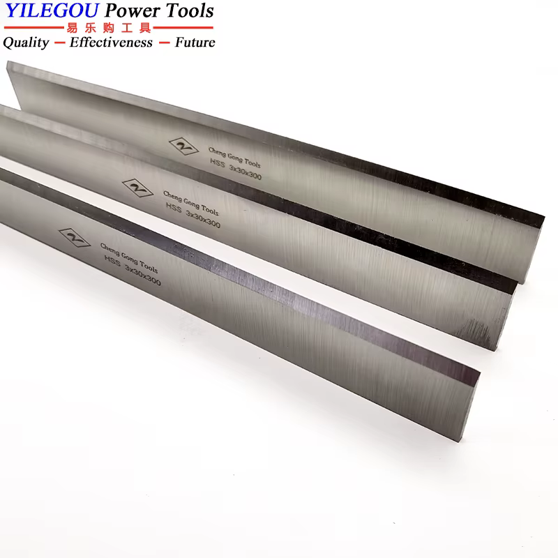 3 lames de raboteuse électrique W4 HSS 500 mm 510 mm.