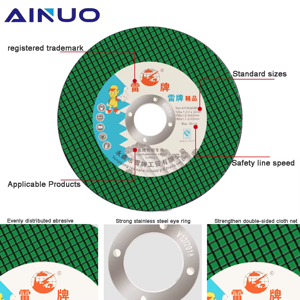 Disque de coupe en métal pour la coupe du fer en acier inoxydable