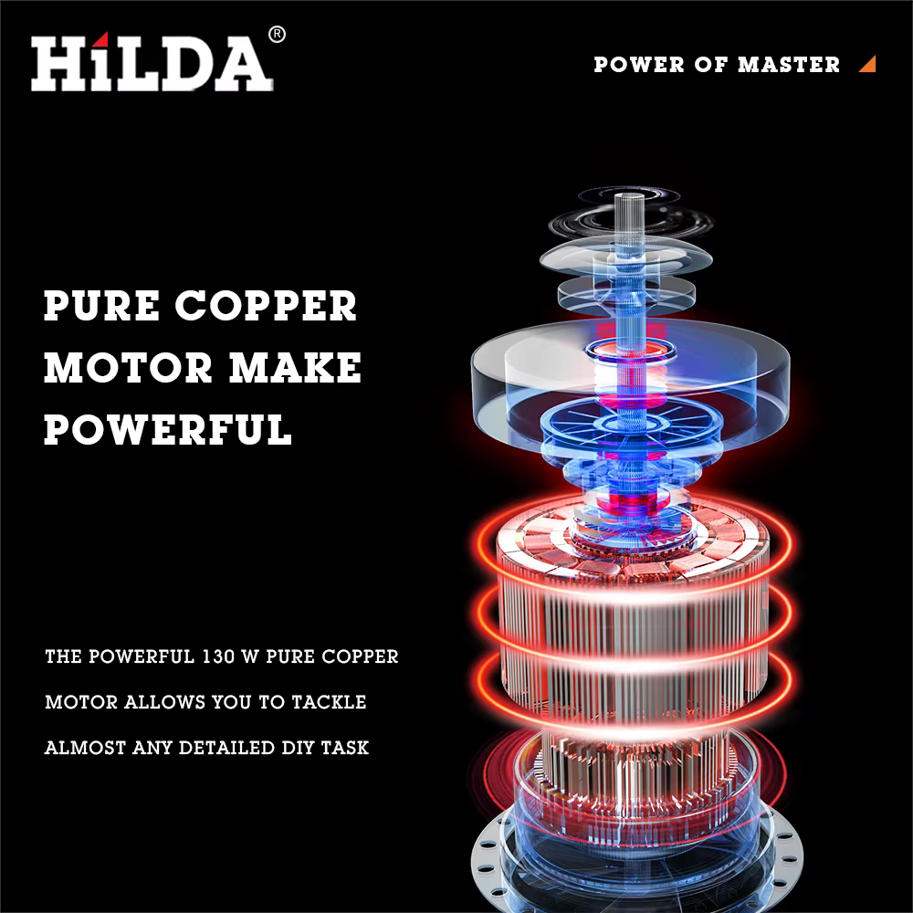 HILDA 200W/400W/500W Outil rotatif
