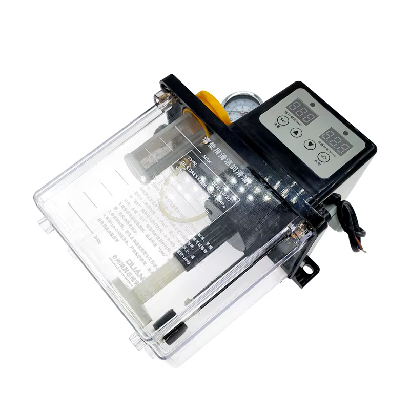 Pompe à lubrifiant 2L pompe à huile lubrifiante automatique Volt AC 220V CNC pompe de lubrification électromagnétique lubrificateur