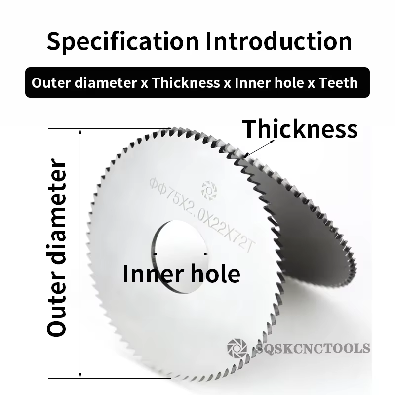 Lame de fraisage en acier au tungstène
