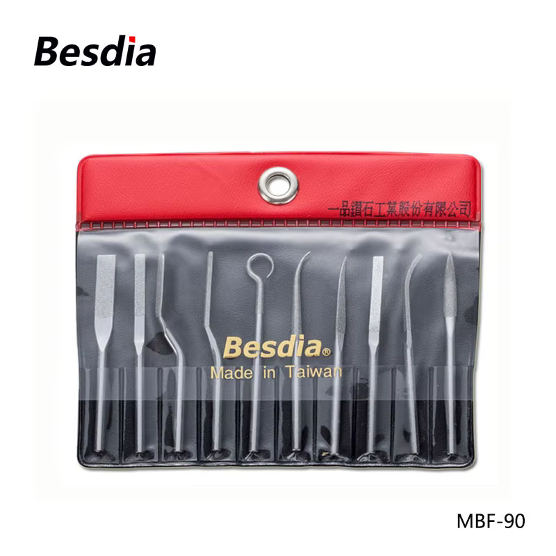 TAIWAN Besdia diamant conique Machine fichiers outil à main ou assorti avec Turbo Air Lappers MTP120 MTF100