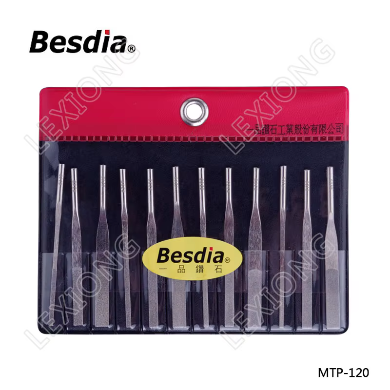 TAIWAN Besdia diamant conique Machine fichiers outil à main ou assorti avec Turbo Air Lappers MTP120 MTF100