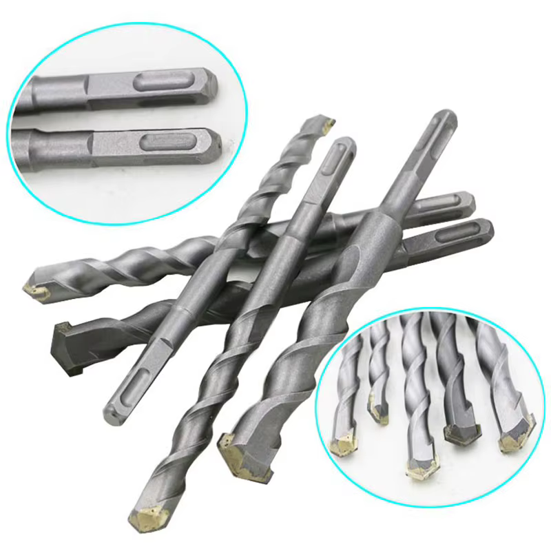 Lot de 4 mèches de perçage SDS pour marteau perforateur électrique