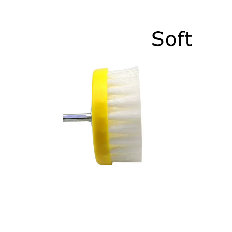 Dia. Brosse de nettoyage électrique pour perceuse 80mm, pour cuir, plastique, meubles en bois, intérieur de voiture, livres