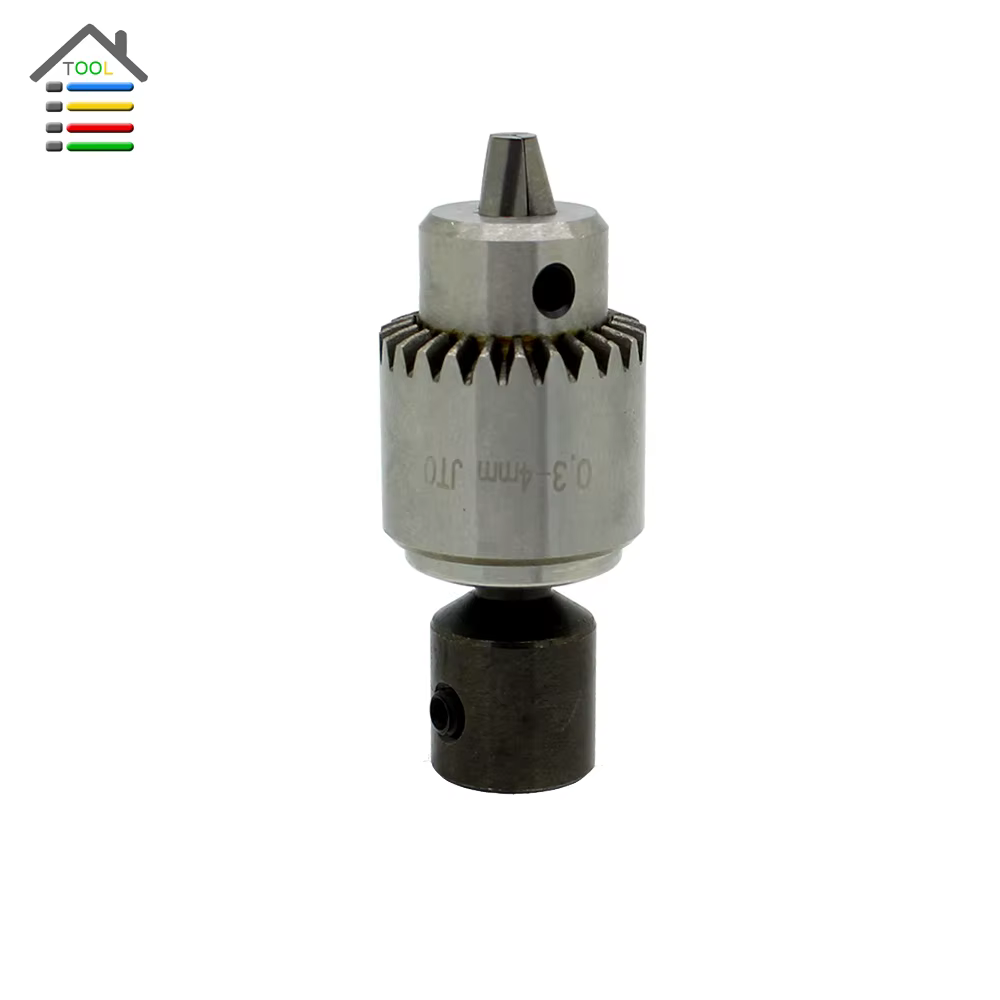 Mandrin de perceuse professionnel 0.3-4mm avec support d'arbre en acier de 5mm