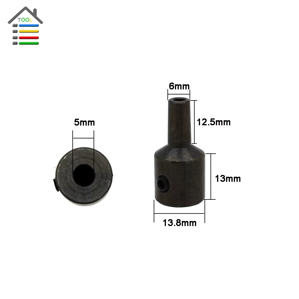 Mandrin de perceuse professionnel 0.3-4mm avec support d'arbre en acier de 5mm