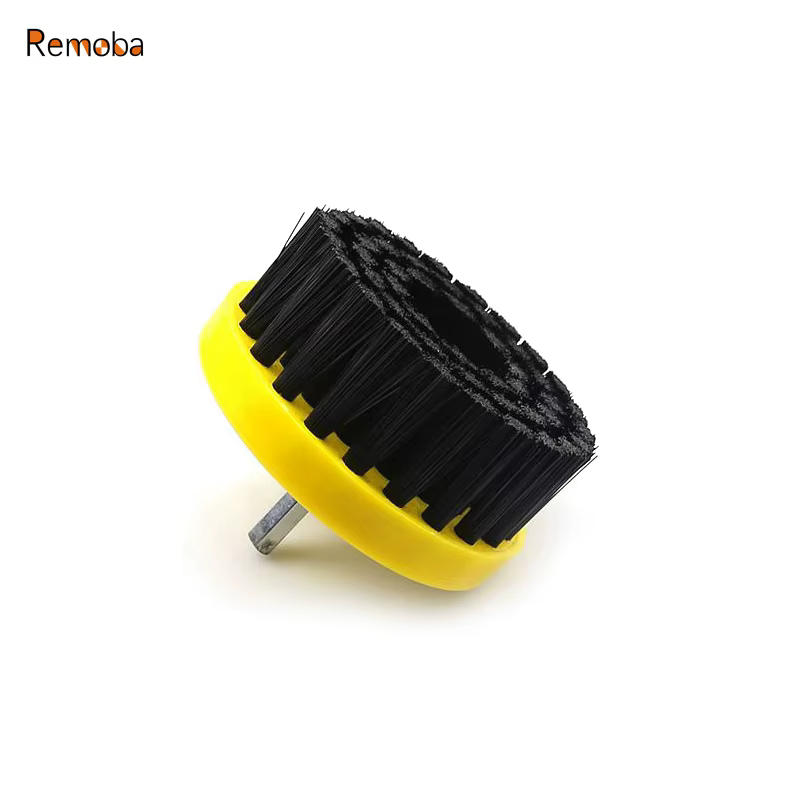 Dia. Brosse de nettoyage électrique pour perceuse 80mm, pour cuir, plastique, meubles en bois, intérieur de voiture, livres