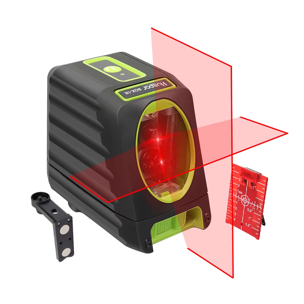 Lasers Verticaux et Horizontaux Autonivelants Huepar Laser à Ligne Croisée à Faisceau Rouge Vert Niveau