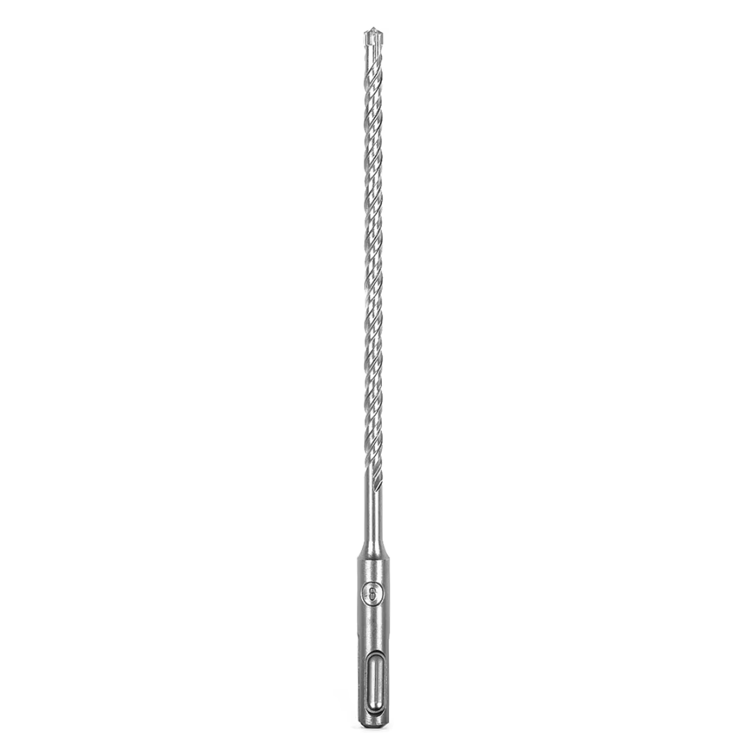 210mm 6/8/10/12/14/16mm SDS Plus tête transversale double spirale marteau foret à tige ronde