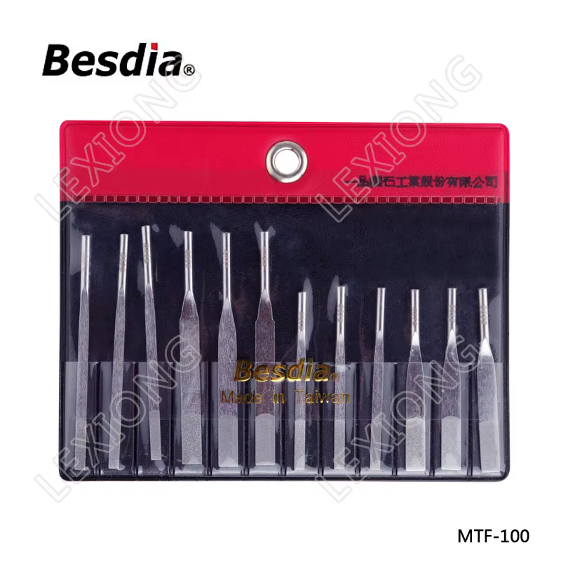 TAIWAN Besdia diamant conique Machine fichiers outil à main ou assorti avec Turbo Air Lappers MTP120 MTF100