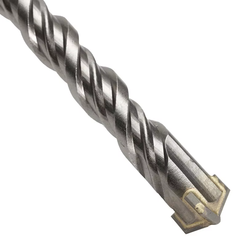 210mm 6/8/10/12/14/16mm SDS Plus tête transversale double spirale marteau foret à tige ronde