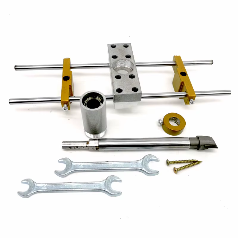 Kit d'ouverture de trou de serrure de porte en bois