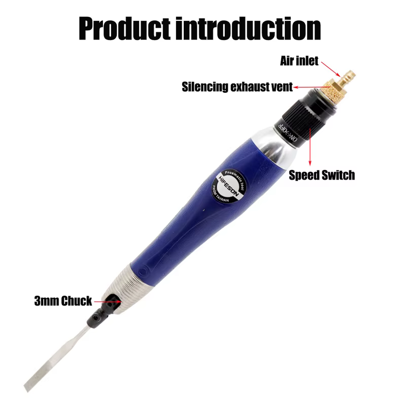 Système de micromoteur à crayon pneumatique