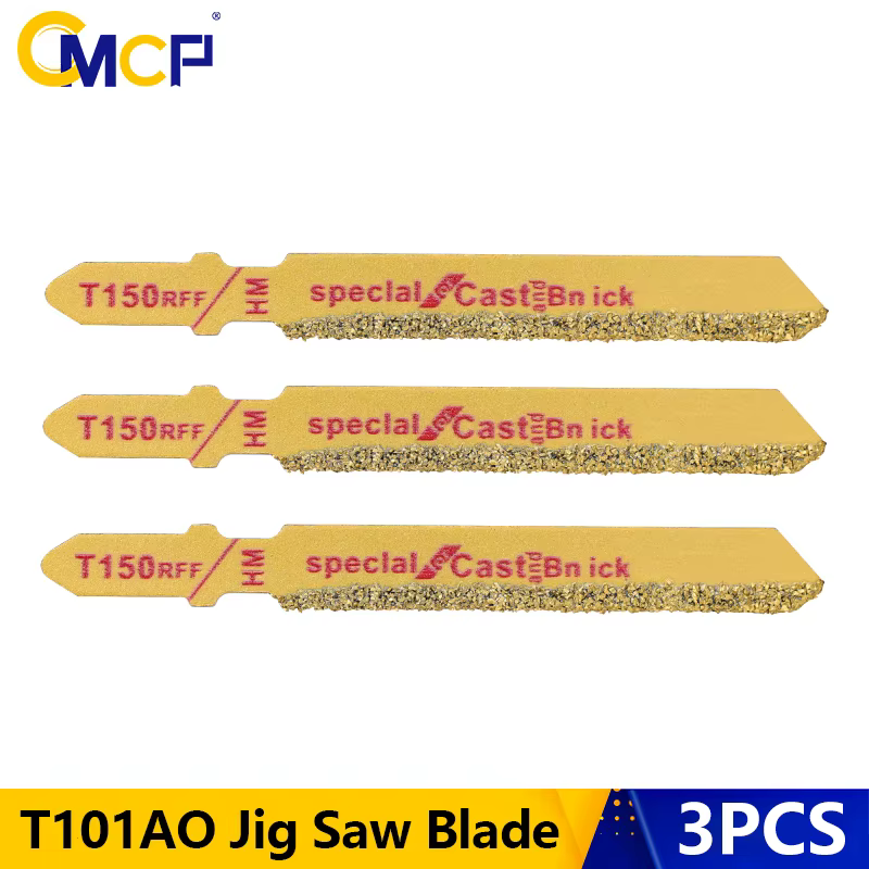 Lame de scie sauteuse diamant brasé CMCP 3 pièces 4 ''grain 50
