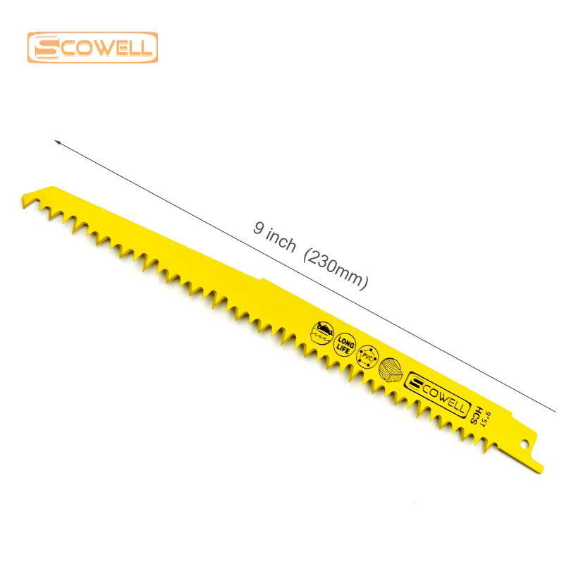 SCOWELL 9 "pouces 5TPI lames de scie sabre alternative