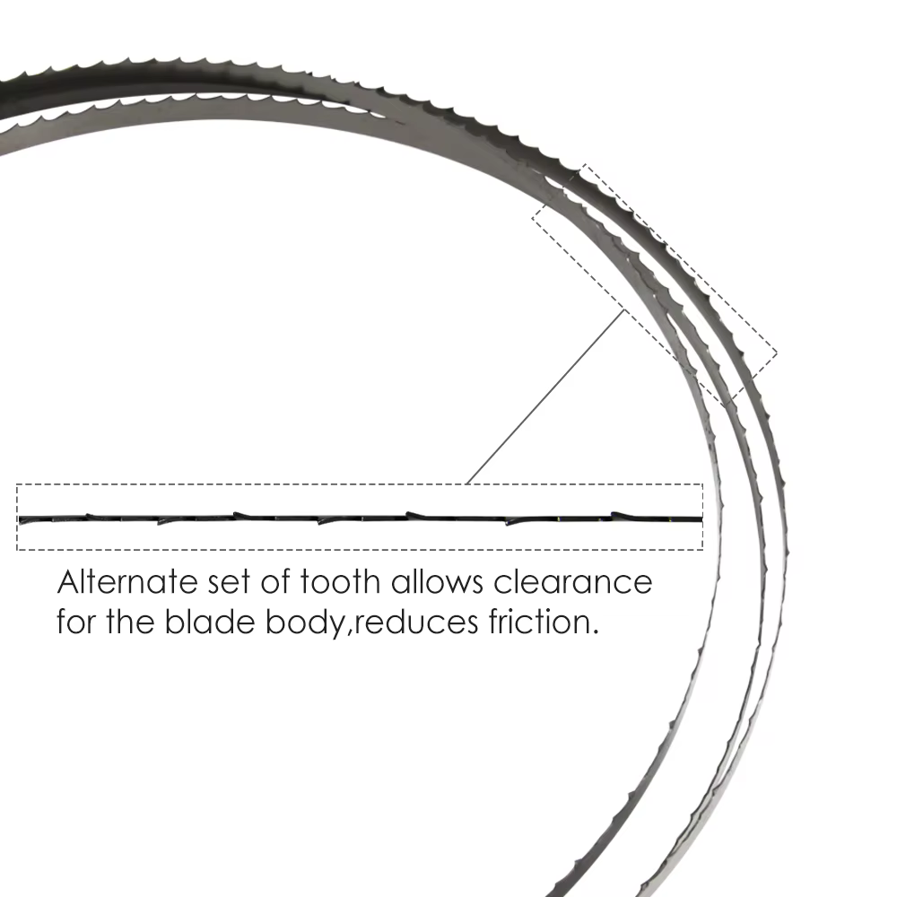TASP Lot de 3 lames de scie à ruban de 1575 mm