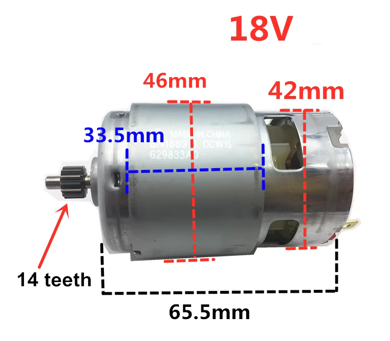 MOTEUR 18V original 629834 -8 629937 -8 Pour Makita HP457D DF457D BDF453 DDF453RFE DHP453 BHP453 8390D perceuse tournevis