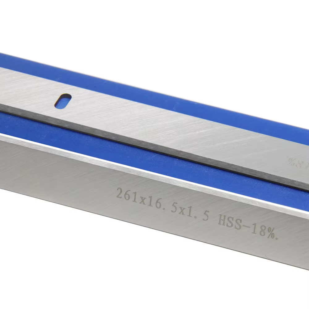 TASP 2 pièces 261mm HSS épaissir lame de raboteuse 261x16.5x1.5mm couteaux à bois pour schoeppac HMS1070 JET JPT-10B Erbauer EPT1500