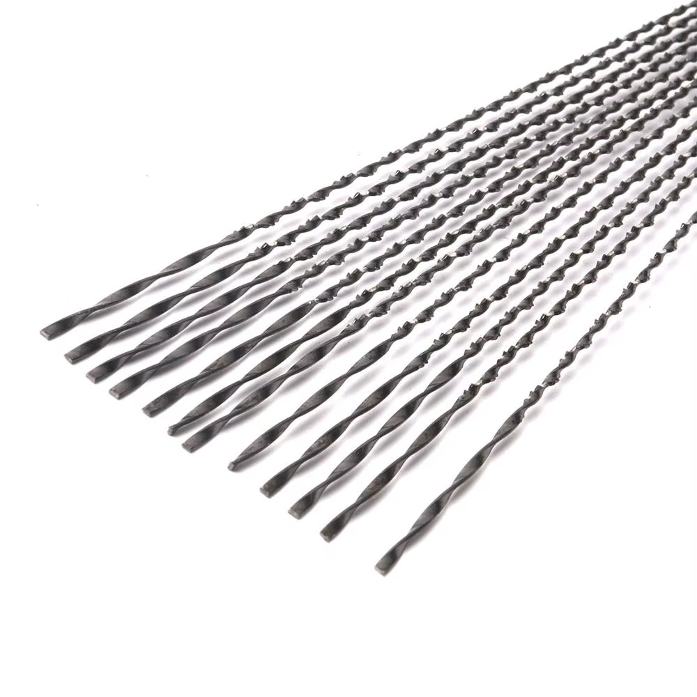 10 pièces 130 mm 2 # /3 # /7 # /8 # Lames de scie à chantourner dents en spirale