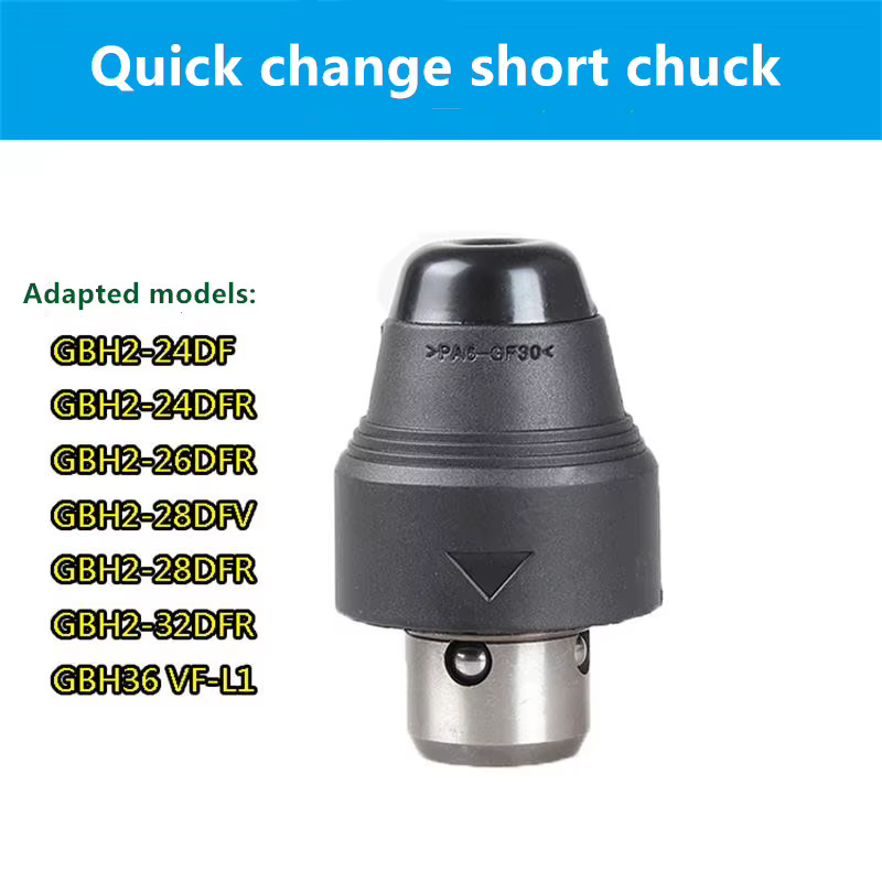 Perceuse à percussion électrique mandrin à changement rapide adapté pour Bosch GBH2-26DFR 2-28DFV 4-32DFR accessoires